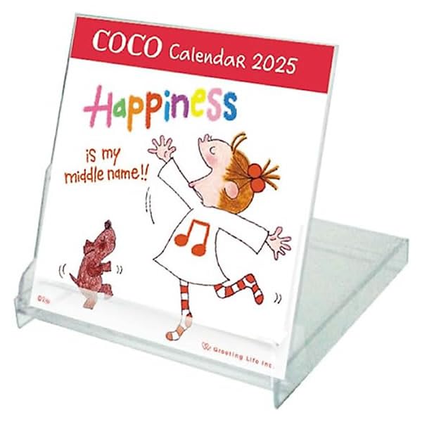 Amazon.co.jp: グリーティングライフ 2025年 カレンダー ココちゃん FD